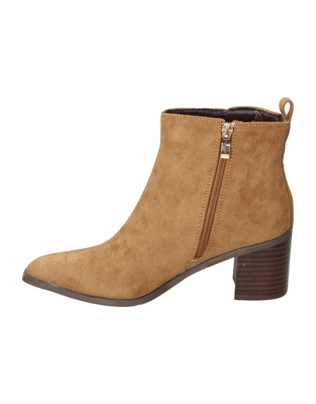 Botines de tacón ISTERIA 575 camel para mujer