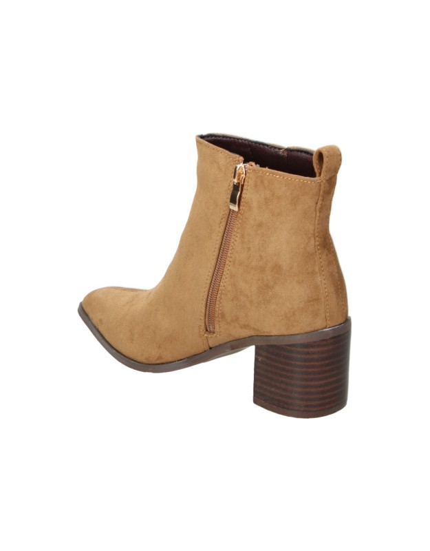 Botines de tacón ISTERIA 575 camel para mujer