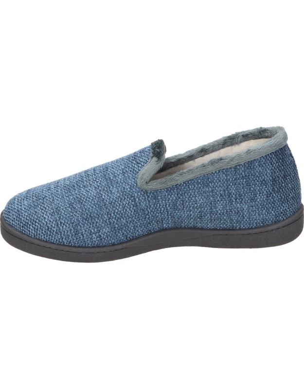 Pantuflas cerradas CALZADOS ROAL R12018 en azul marino