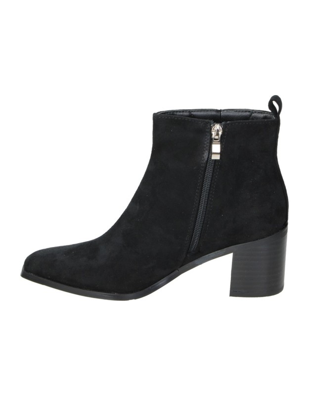 Botines con tacón ISTERIA 575 en negro para mujer