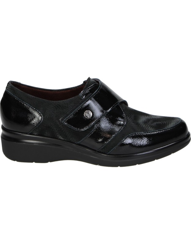 zapatos de piel pitillos 10721 en negro para mujer 37