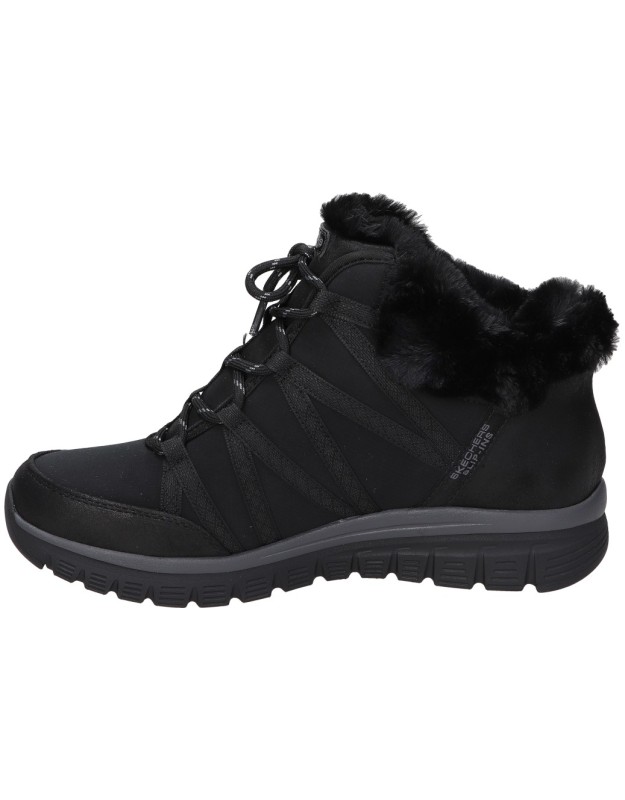 Botines Skechers Slip-ins: Graceful Cozy Strolls negros para mujer