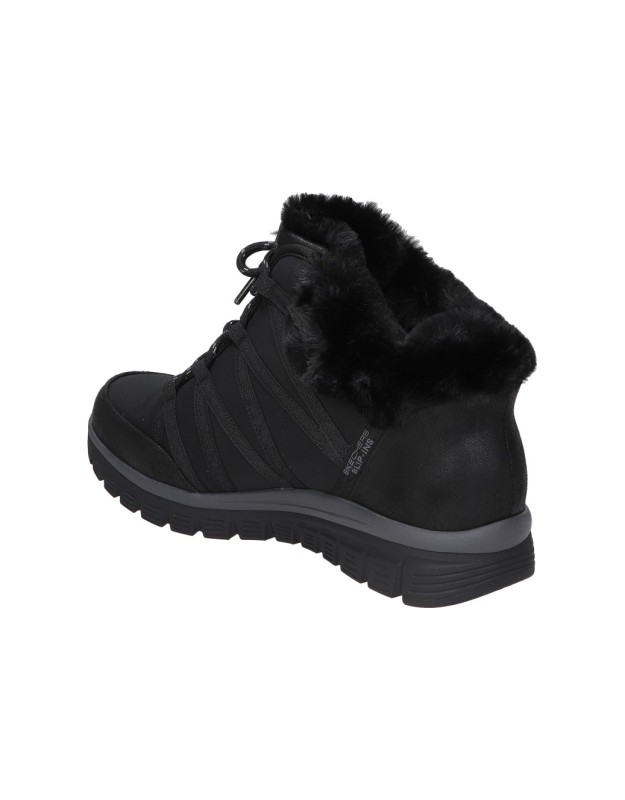 Botines Skechers Slip-ins: Graceful Cozy Strolls negros para mujer