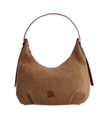 Bolso de hombro marón DON ALGODON 0ri7838012 en ante