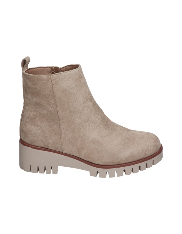 botines de tacon en beige calzapies 223017 para mujer 40