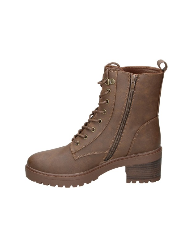 Botines de tacón Skydiva Flex marrones para mujer