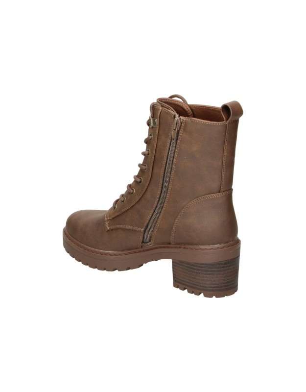 Botines de tacón Skydiva Flex marrones para mujer