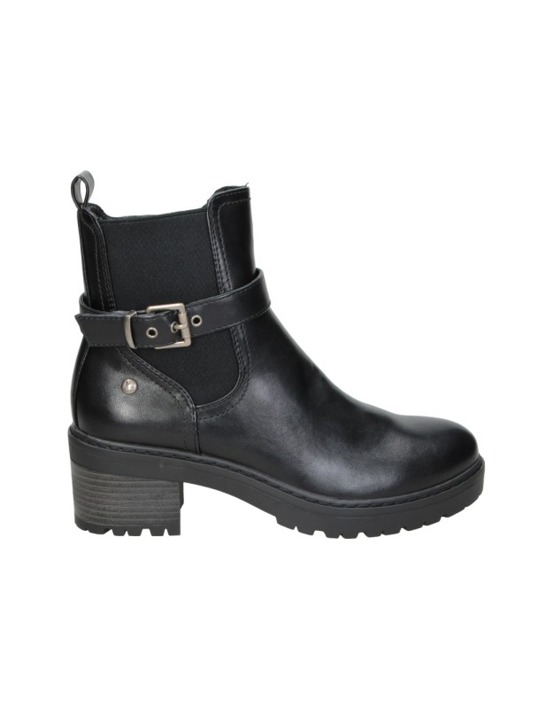 botines de tacon skydiva sleek negros para mujer 39