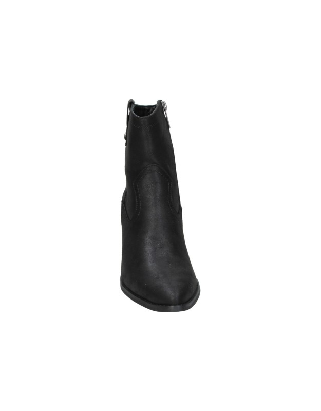 Botines cowboy de tacón SKYDIVA Flow negros para mujer