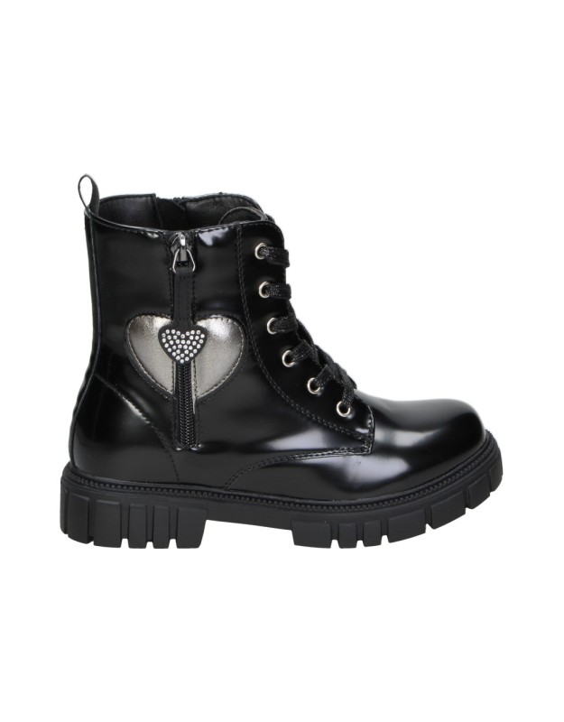 botas de charol conguitos cosh244008 negras para nina 30