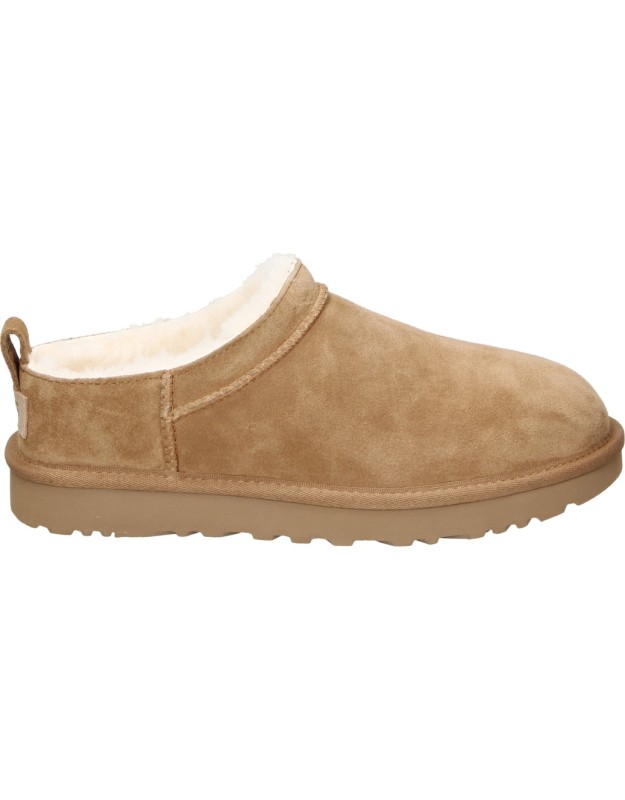 botines en tendencia ugg classic micro marrones 40