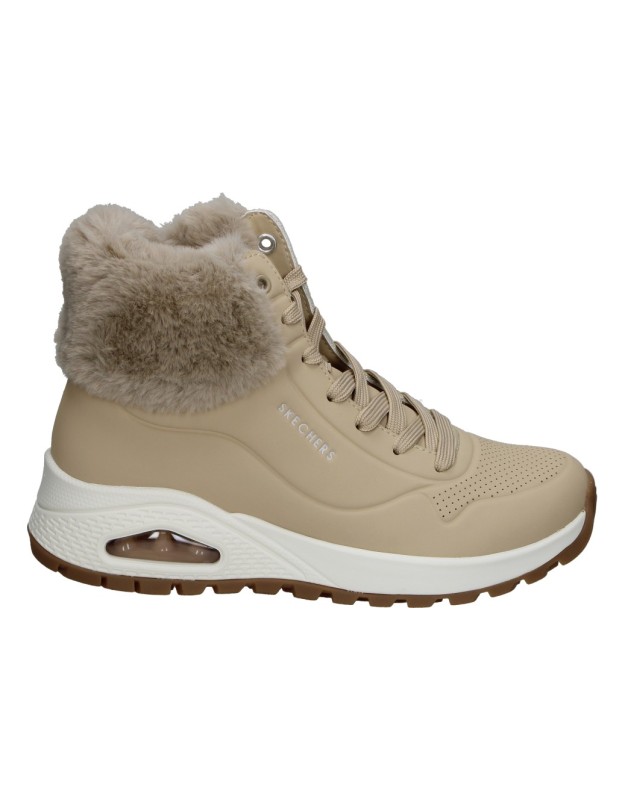botines skechers uno rugged fall air 167274-sand en beige 37