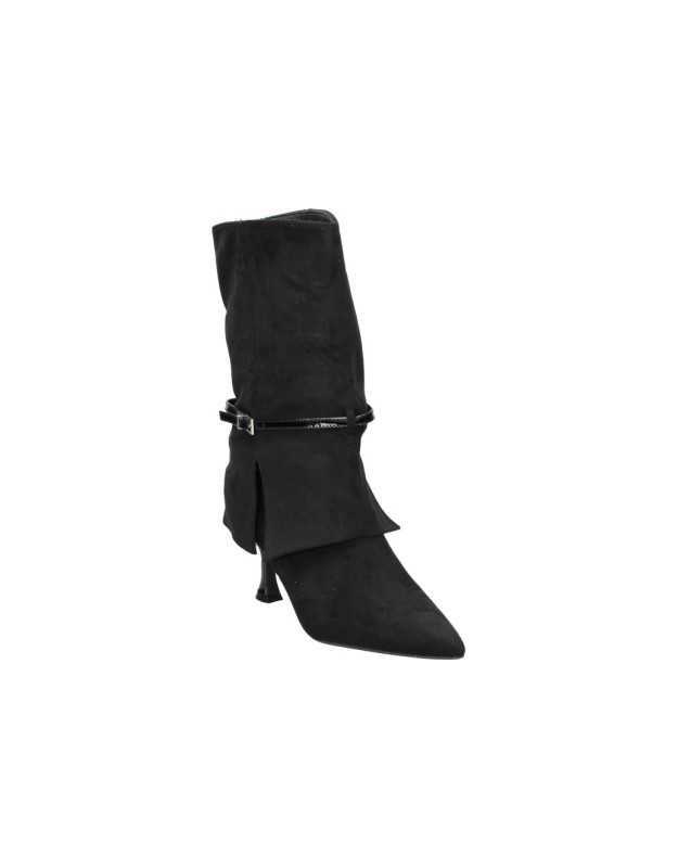Botines de tacón alto negros BUONAROTTI s5522 para mujer