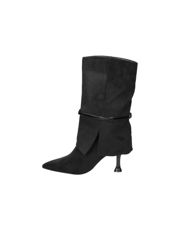 Botines de tacón alto negros BUONAROTTI s5522 para mujer