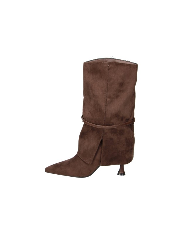 Botines de tacón alto marrones BUONAROTTI s5522 para mujer