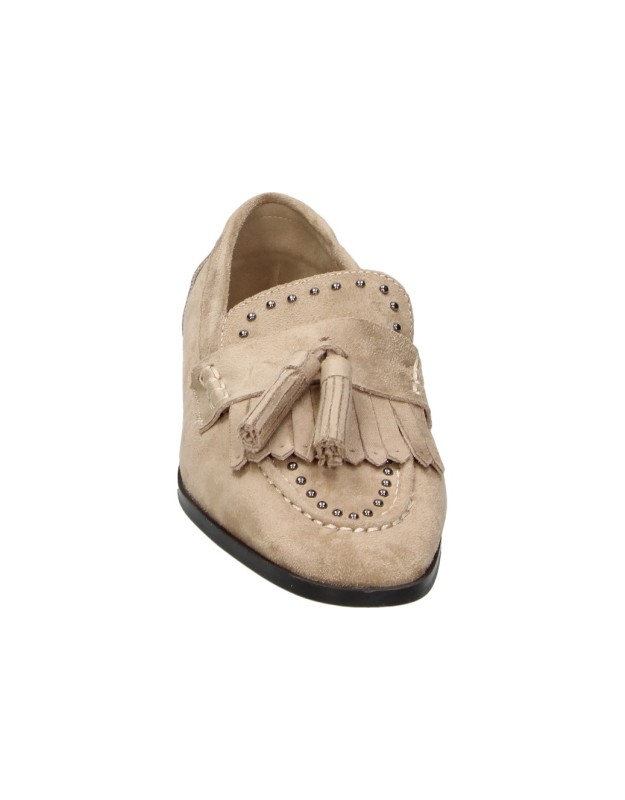 Zapato mocasín beige CORINA M5680 para mujer