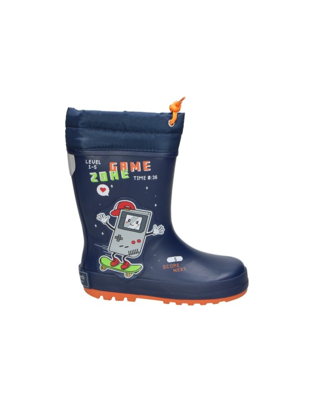 botas de agua gioseppo 76541 en azul marino infantiles 27