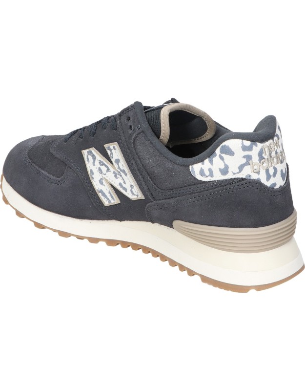 Deportivas NEW BALANCE 574 negras con animal print wl574v2-xe2