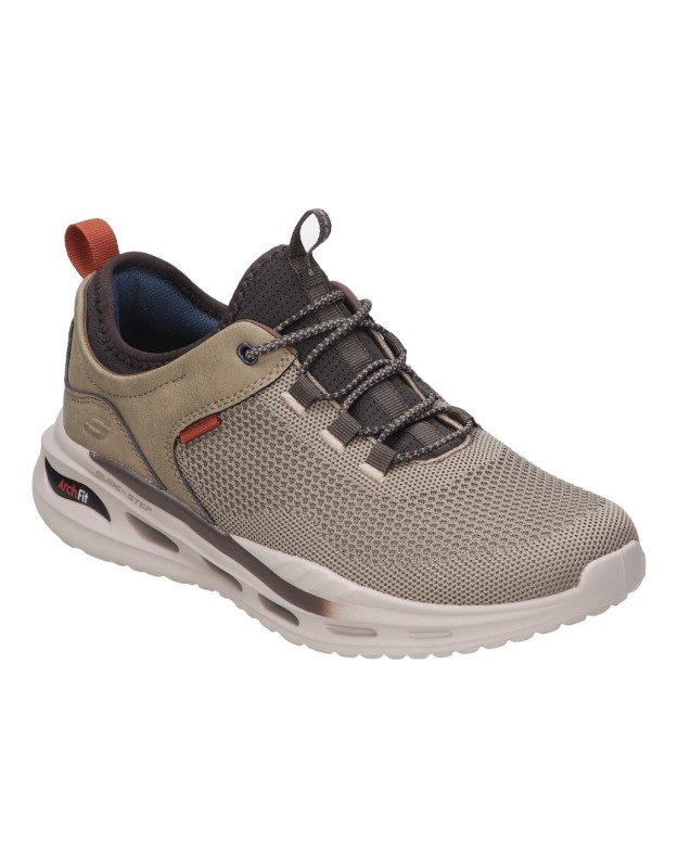 Zapatos Skechers Arch Fit Orvan Percer marrones para hombre