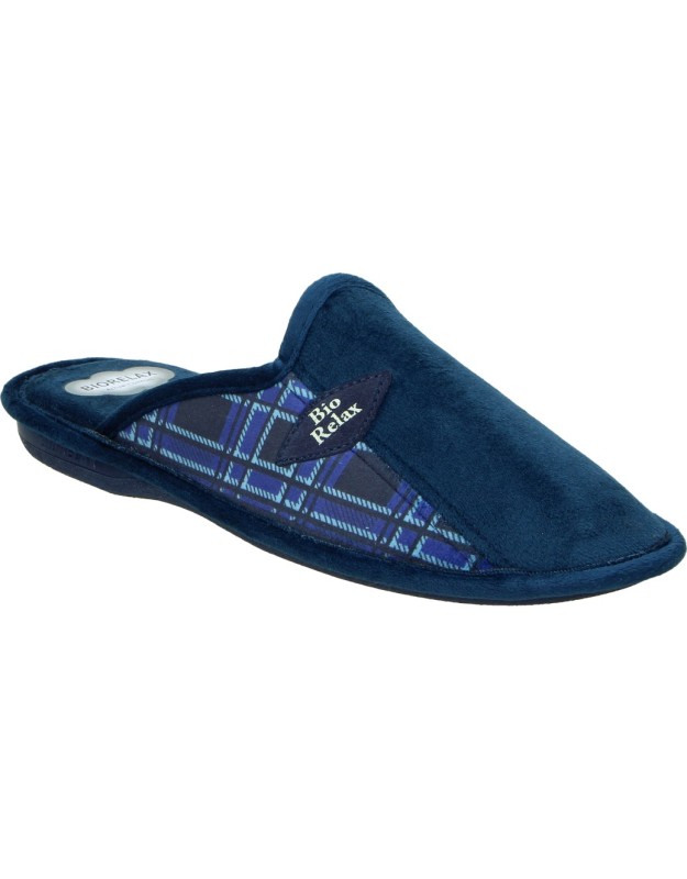 Pantuflas destalonadas COSDAM 1491 azul marinas para hombre