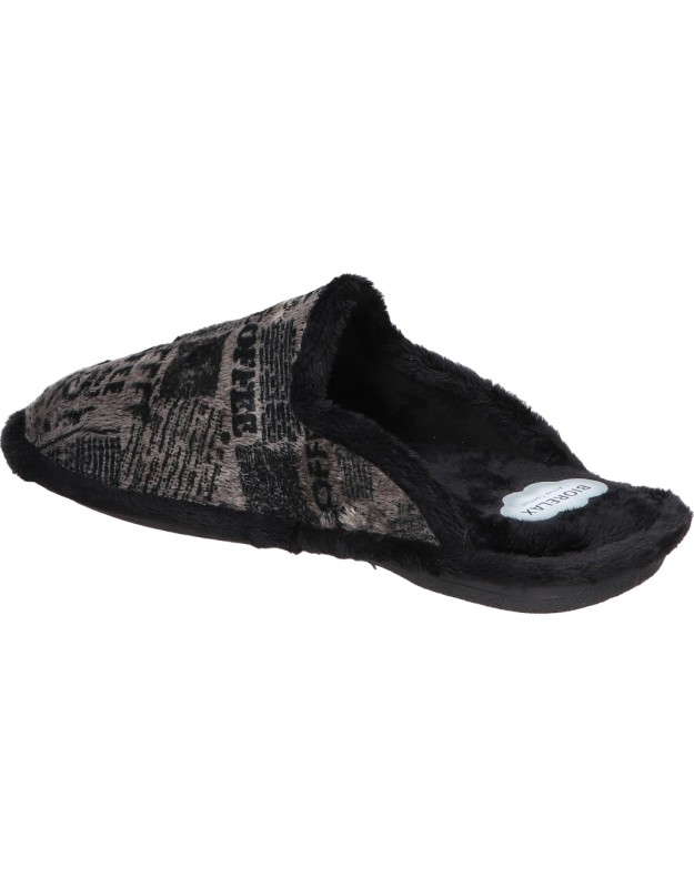 Zapatillas de casa biorelax COSDAM 1511 negras para hombre