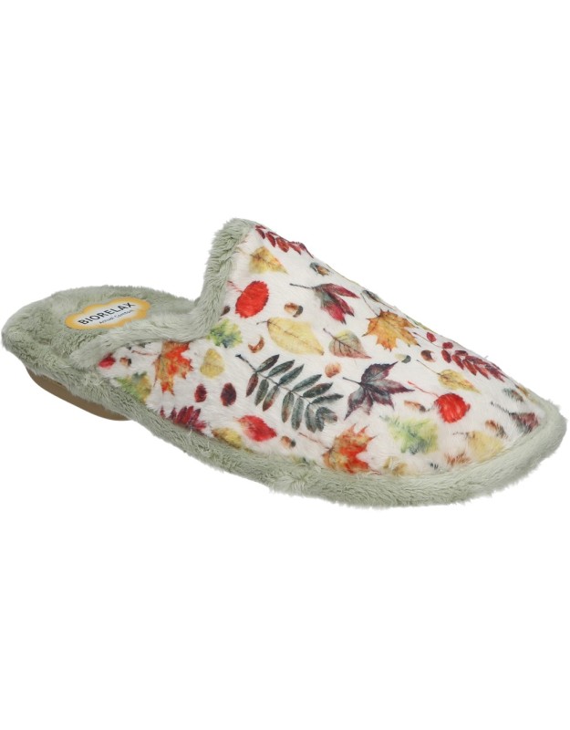 Pantuflas destalonadas biorelax COSDAM 4538 color verde