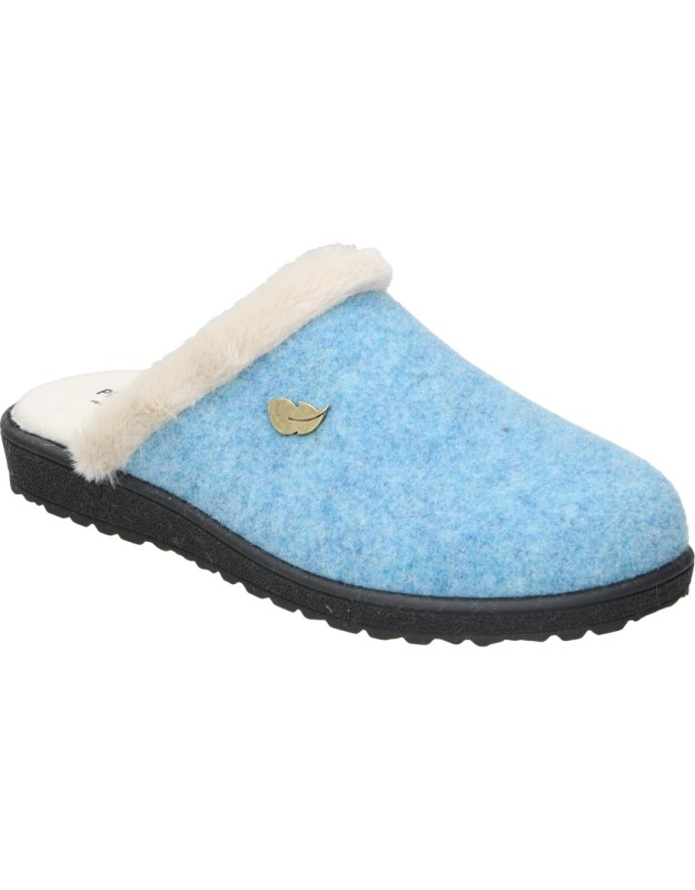 Pantuflas destalonadas CALZ. ROAL r80000 azules para mujer