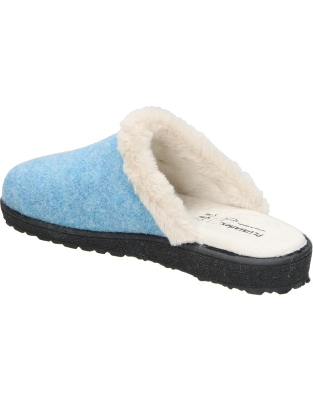 Pantuflas destalonadas CALZ. ROAL r80000 azules para mujer