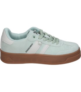 Zapatillas con plataforma XTI 143644 veganas en verde aguamarina