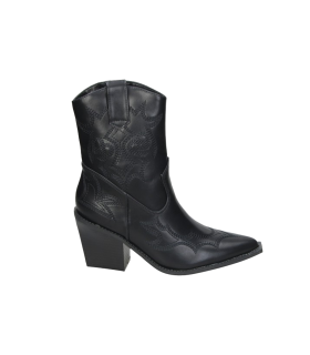 Botines camperos negros BUONAROTTI s5570 para mujer