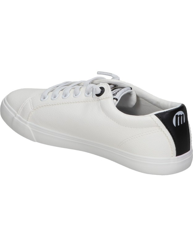 Zapatillas Mustang Aria 60615 blancas y negras para mujer