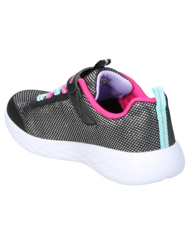 Zapatilla Skechers GOrun 600 Sparkle Runner negra 82008l-bkmt