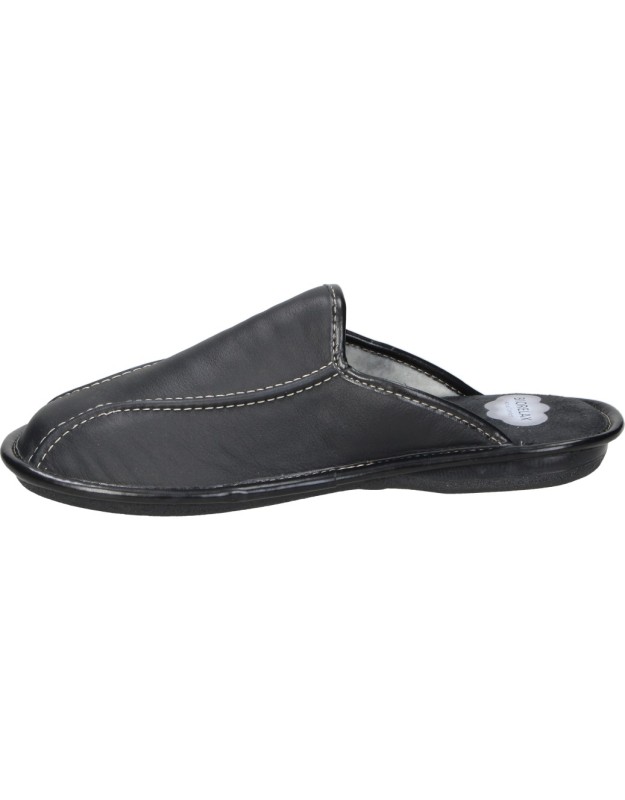 Zapatillas de casa destalonadas COSDAM 1492 negras para hombre
