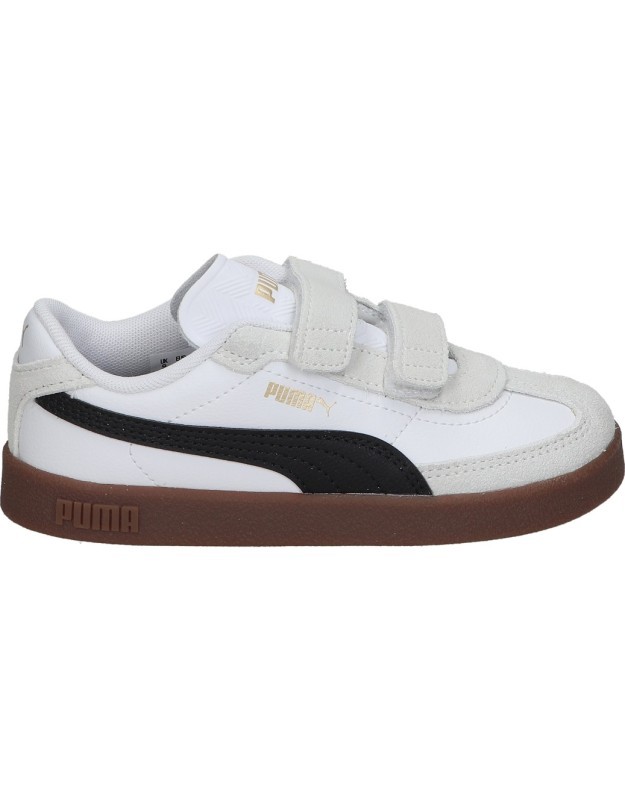 Zapatilla Puma Club II Era infantiles blancas y negras 402307-02