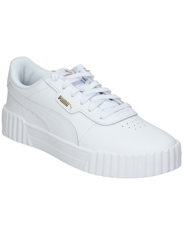 Zapatillas con plataforma Puma Carina 3.0 blancas 401476-01