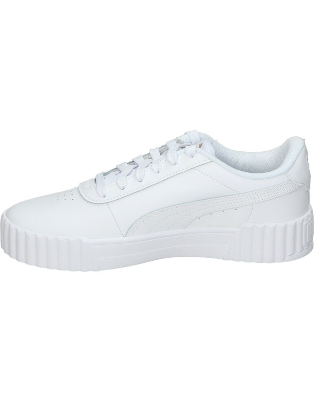 Zapatillas con plataforma Puma Carina 3.0 blancas 401476-01