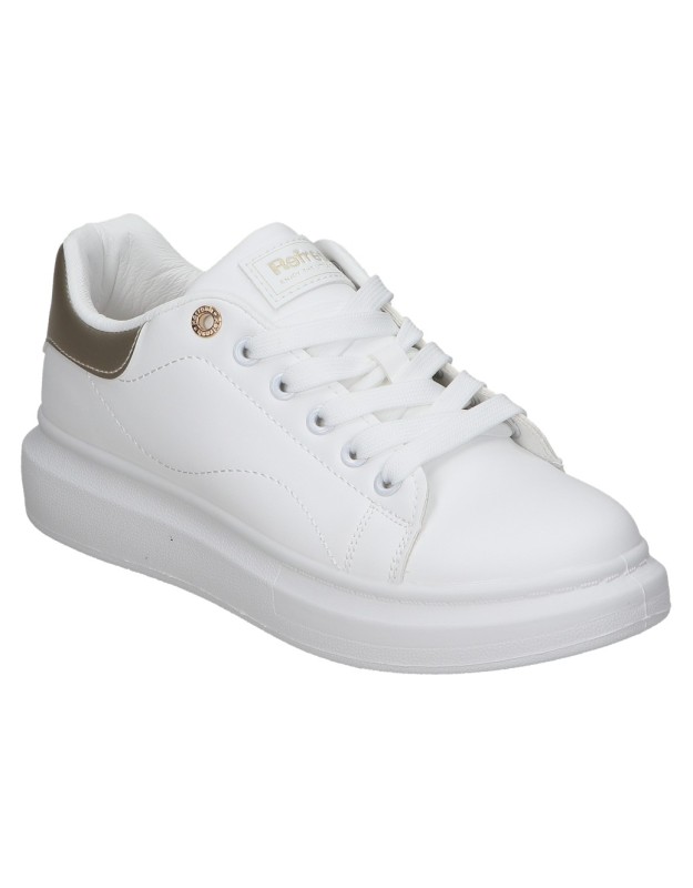 Zapatillas con plataforma REFRESH 172835 blancas para mujer