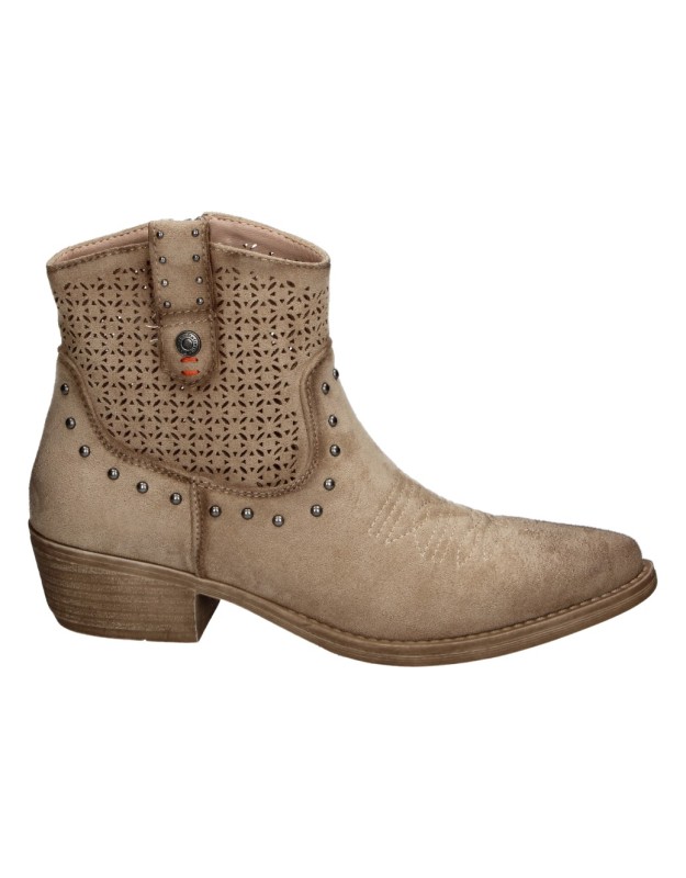 botines de tacon beige refresh 175042 para mujer 39
