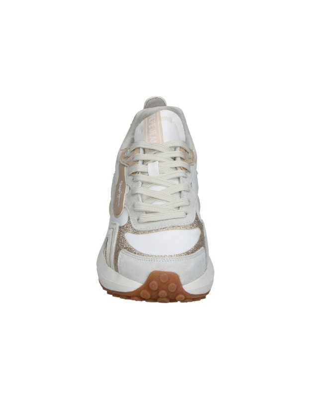 Zapatillas con cuña PEPE JEANS pls600044-804 beige para mujer