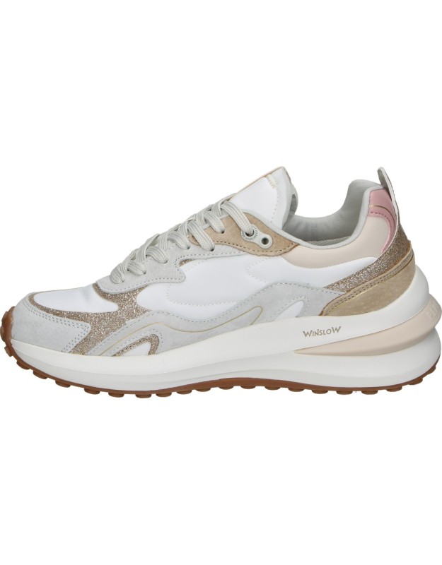 Zapatillas con cuña PEPE JEANS pls600044-804 beige para mujer