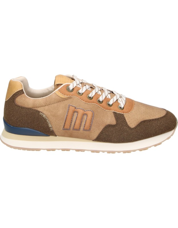 zapatillas mustang porland 84835 marron cuero para hombre 42