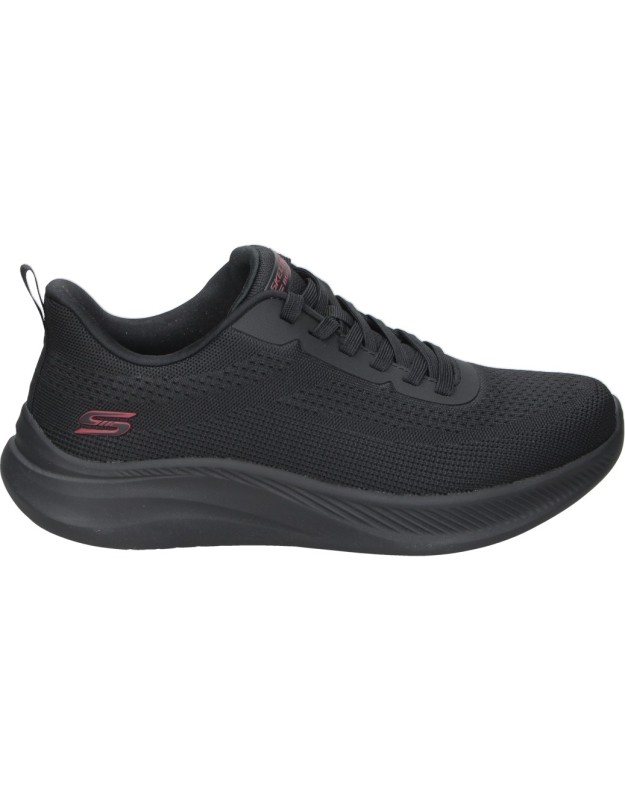 zapatillas skechers bobs moda flex negras 118155-bbk 44