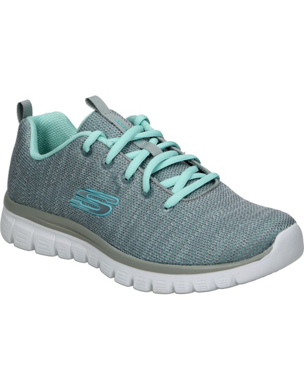 Zapatilla Skechers Graceful Twisted Fortune gris 12614-gymn