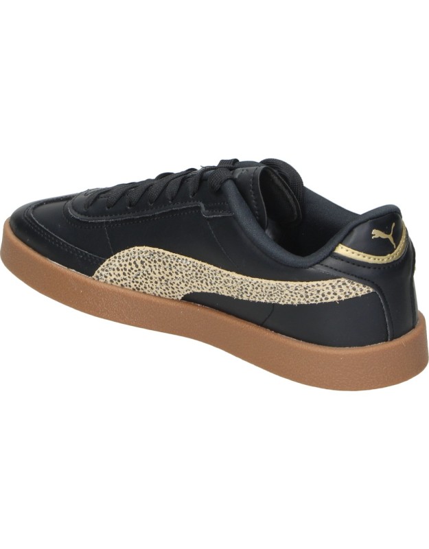 Zapatilla Puma Club II Era Topcat 406061-01 negra con animal print