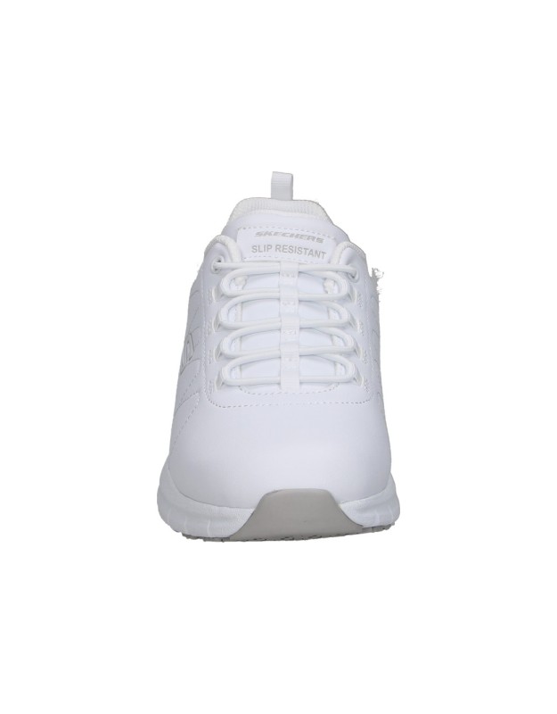Zapato de trabajo Skechers Work: Nampa Beja blanca 108214ec-wht