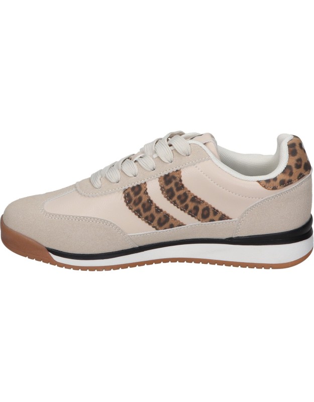 Zapatillas casual XTI 144587 en beige y animal print