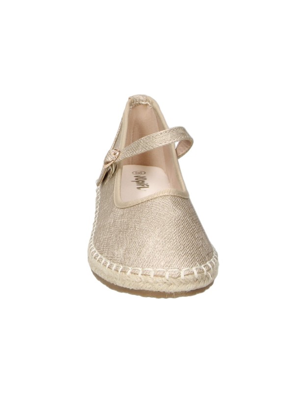 Zapatos bailarinas JUPIFLY 9036 doradas para niña