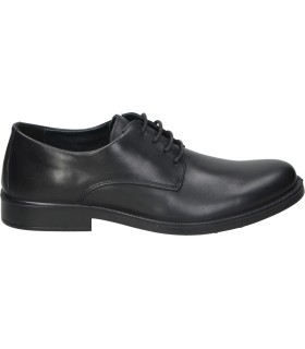Zapatos elegantes de piel IMAC 100000 negros para hombre