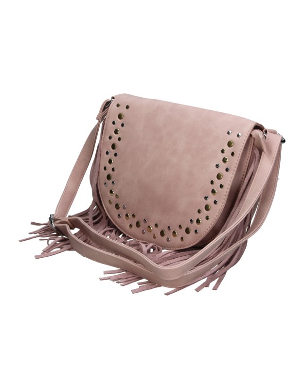 Bolso bandolera con flecos rosa CHENSON xu590 para mujer
