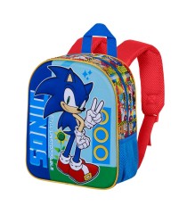 Mochila infantil Sonic Heroes de KARACTERMANIA 04779 azul